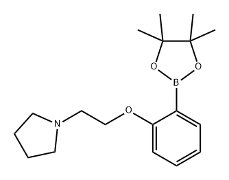 Pyrrolidine, 1-[2-[2-(4,4,5,5-tetramethyl-1,3,2-dioxaborolan-2-yl)phenoxy]ethyl]-,2246759-20-4,结构式