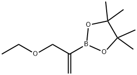 1,3,2-Dioxaborolane, 2-[1-(ethoxymethyl)ethenyl]-4,4,5,5-tetramethyl- Struktur