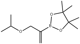 2-(3-异丙氧基丙-1-烯-2-基)-4,4,5,5-四甲基-1,3,2-二氧硼杂环戊烷,2246782-87-4,结构式