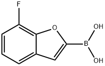 (7-氟苯并呋喃-2-基)硼酸, 2246800-30-4, 结构式