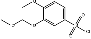 4-methoxy-3-(methoxymethoxy)benzene-1-sulfon
yl chloride Structure