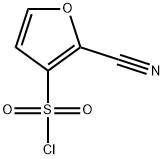 2-氰基呋喃-3-磺酰氯, 2247105-70-8, 结构式