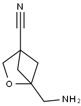 1-(氨基甲基)-2-氧杂双环[2.1.1]己烷-4-甲腈, 2247107-84-0, 结构式