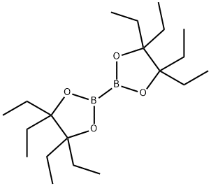 4,4,4',4',5,5,5',5'-octaethyl-2,2'-bi(1,3,2-dioxaborolane) Struktur