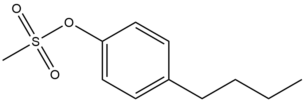 Phenol, 4-butyl-, 1-methanesulfonate|