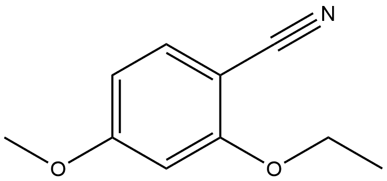 2-Ethoxy-4-methoxybenzonitrile,224789-17-7,结构式