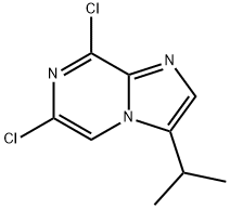 Imidazo[1,2-a]pyrazine, 6,8-dichloro-3-(1-methylethyl)- Struktur