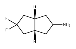 (2R,3AR,6AS)-5,5-二氟八氢戊二烯-2-胺, 2248173-10-4, 结构式