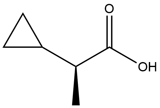 (S)-2-环丙基丙酸, 2248174-75-4, 结构式