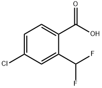 4-chloro-2-(difluoromethyl)benzoic acid|