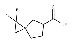 1,1-二氟螺[2.4]庚烷-5-羧酸 结构式