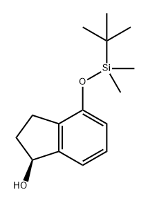 1H-Inden-1-ol, 4-[[(1,1-dimethylethyl)dimethylsilyl]oxy]-2,3-dihydro-, (1S)-|(S)-4-((叔丁基二甲基硅基)氧基)-2,3-二氢-1H-茚-1-醇