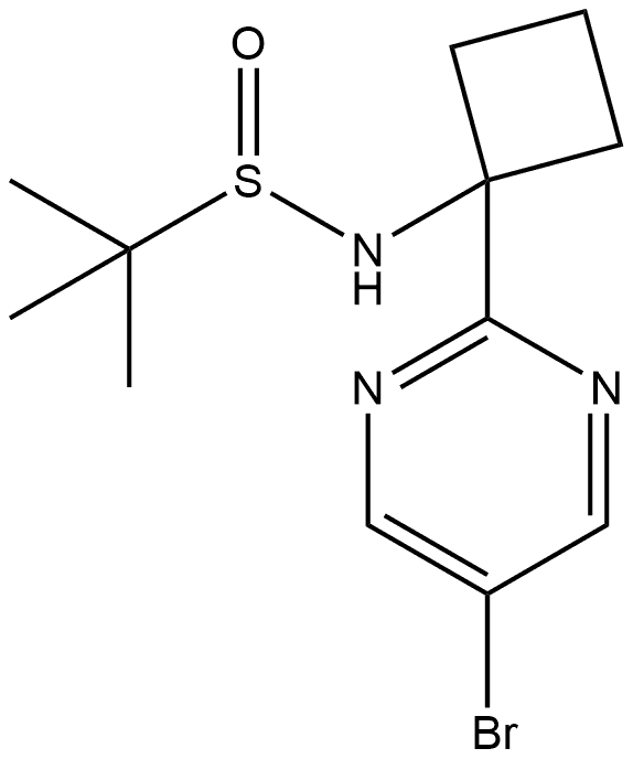 2248726-84-1 N-[1-(5-Bromo-2-pyrimidinyl)cyclobutyl]-2-methyl-2-propanesulfinamide