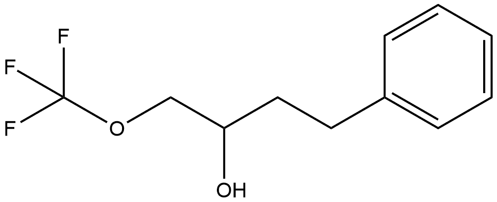 4-phenyl-1-(trifluoromethoxy)butan-2-ol Struktur