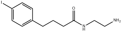 N-(2-Aminoethyl)-4-iodobenzenebutanamide Struktur