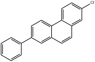 Phenanthrene, 2-chloro-7-phenyl- Structure