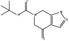 6H-Pyrazolo[3,4-c]pyridine-6-carboxylic acid, 1,4,5,7-tetrahydro-4-oxo-, 1,1-dimethylethyl ester Structure