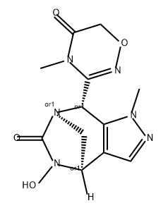 REL-(4R,7R,8S)-8-(5,6-DIHYDRO-4-METHYL-5-OXO4H-1,2,4-OXADIAZIN-3-YL)-1,4,5,8-TETRAHYDRO-5- HYDROXY-,2251813-36-0,结构式