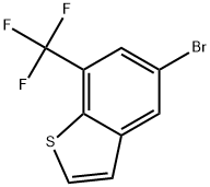 5-Bromo-7-(trifluoromethyl)benzo[b]thiophene Struktur