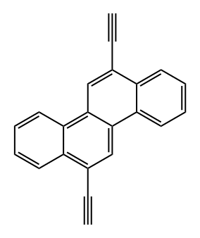 Chrysene, 6,12-diethynyl- 结构式