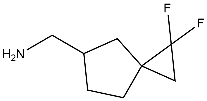 (1,1-difluorospiro[2.4]heptan-5-yl)methanamine Structure