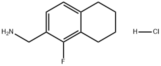 (1-氟-5,6,7,8-四氢萘-2-基)甲胺盐酸盐, 2253630-89-4, 结构式