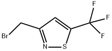 3-(溴甲基)-5-(三氟甲基)异噻唑, 2253638-60-5, 结构式