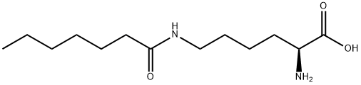 H-L-Lys(Heptanoyl)-OH Structure