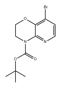 8-溴-2H-吡啶[3,2-B][1,4]噁嗪-4(3H)-羧酸叔丁酯,2253853-12-0,结构式