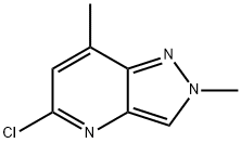 5-氯-2,7-二甲基-2H-吡唑并[4,3-B]吡啶, 2254506-82-4, 结构式