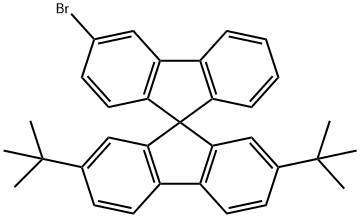 3′-溴-2,7-二叔丁基-9,9′-螺二[9H-芴],2254697-59-9,结构式