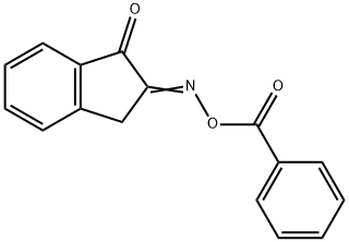 1H-Indene-1,2(3H)-dione, 2-(O-benzoyloxime) Structure