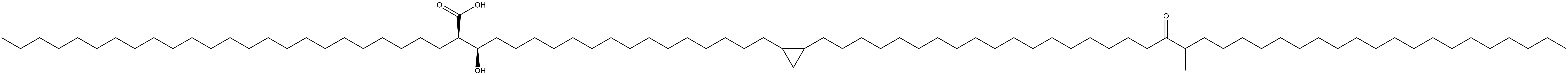 Α-霉菌酸,酮基顺式 结构式