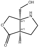 rel-(3aR,6aR)-Hexahydro-6a-(hydroxymethyl)-4H-furo[3,4-b]pyrrol-4-one Structure