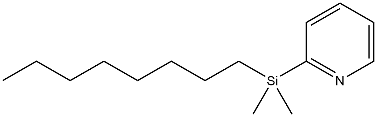 Pyridine, 2-(dimethyloctylsilyl)-