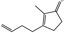 2-Cyclopenten-1-one, 3-(3-buten-1-yl)-2-methyl- Structure