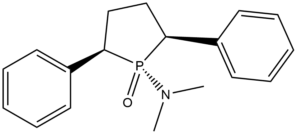 1-Phospholanamine, N,N-dimethyl-2,5-diphenyl-, 1-oxide, (1α,2β,5β)-