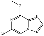 [1,2,4]Triazolo[1,5-a]pyrazine, 6-chloro-8-methoxy- Structure