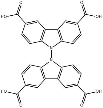 9,9'-bicarbazole]-3,3',6,6'-tetracarboxylic acid Structure