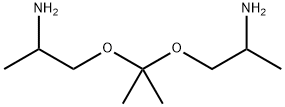 2-Propanamine, 1,1'-[(1-methylethylidene)bis(oxy)]bis- Structure