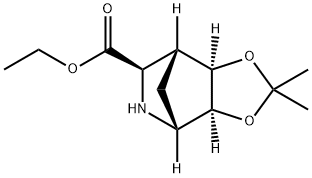 Ethyl 4,4-dimethyl-3,5-dioxa-8-azatricyclo[5.2.1.0(2,6)]decane-9-carboxylate hydrochloride,226959-07-5,结构式