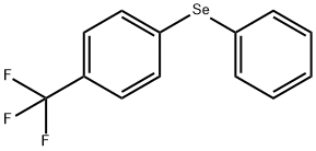 Benzene, 1-(phenylseleno)-4-(trifluoromethyl)- Structure