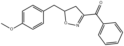 Methanone, [4,5-dihydro-5-[(4-methoxyphenyl)methyl]-3-isoxazolyl]phenyl-|