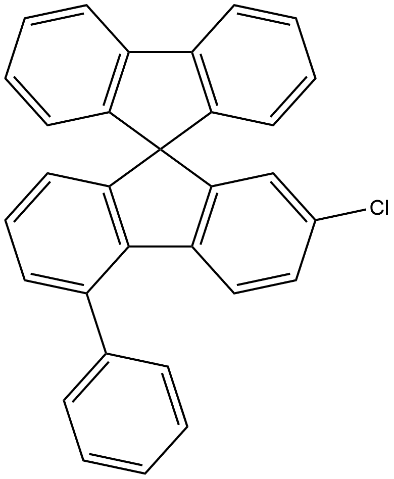 2-氯-5-苯基-9,9-螺二芴, 2271227-64-4, 结构式