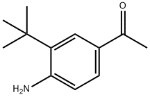 Ethanone, 1-[4-amino-3-(1,1-dimethylethyl)phenyl]- Structure