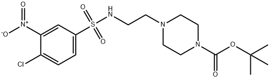 2271361-23-8 1-Piperazinecarboxylic acid, 4-[2-[[(4-chloro-3-nitrophenyl)sulfonyl]amino]ethyl]-, 1,1-dimethylethyl ester