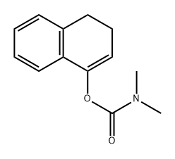 Carbamic acid, N,N-dimethyl-, 3,4-dihydro-1-naphthalenyl ester Structure