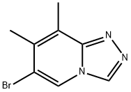 1,2,4-Triazolo[4,3-a]pyridine, 6-bromo-7,8-dimethyl- Structure
