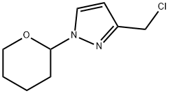 3-(氯甲基)-1-(四氢2H-吡喃-2-基)-1H-吡唑,227308-98-7,结构式