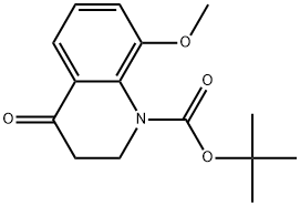 1,1-Dimethylethyl 3,4-dihydro-8-methoxy-4-oxo-1(2H)-quinolinecarboxylate|8-甲氧基-4-氧代-3,4-二氢喹啉-1(2H)-羧酸叔丁酯